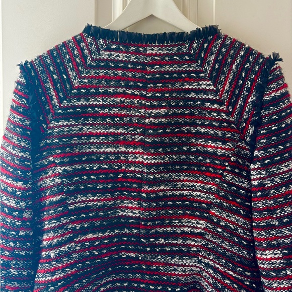 Milly Embellished Tweed Jacket 12 - Picture 7 of 9